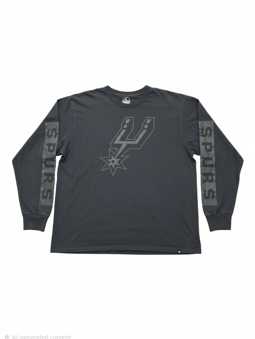Black On Black San Antonio Spurs Long-Sleeve Team Tee